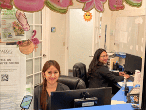Aegis Bakersfield Columbus nurses station