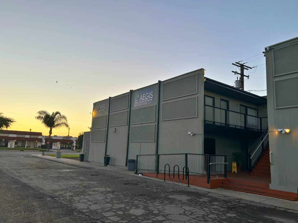 Exterior building of Aegis Oxnard