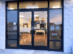 Front doors of Aegis Simi Valley