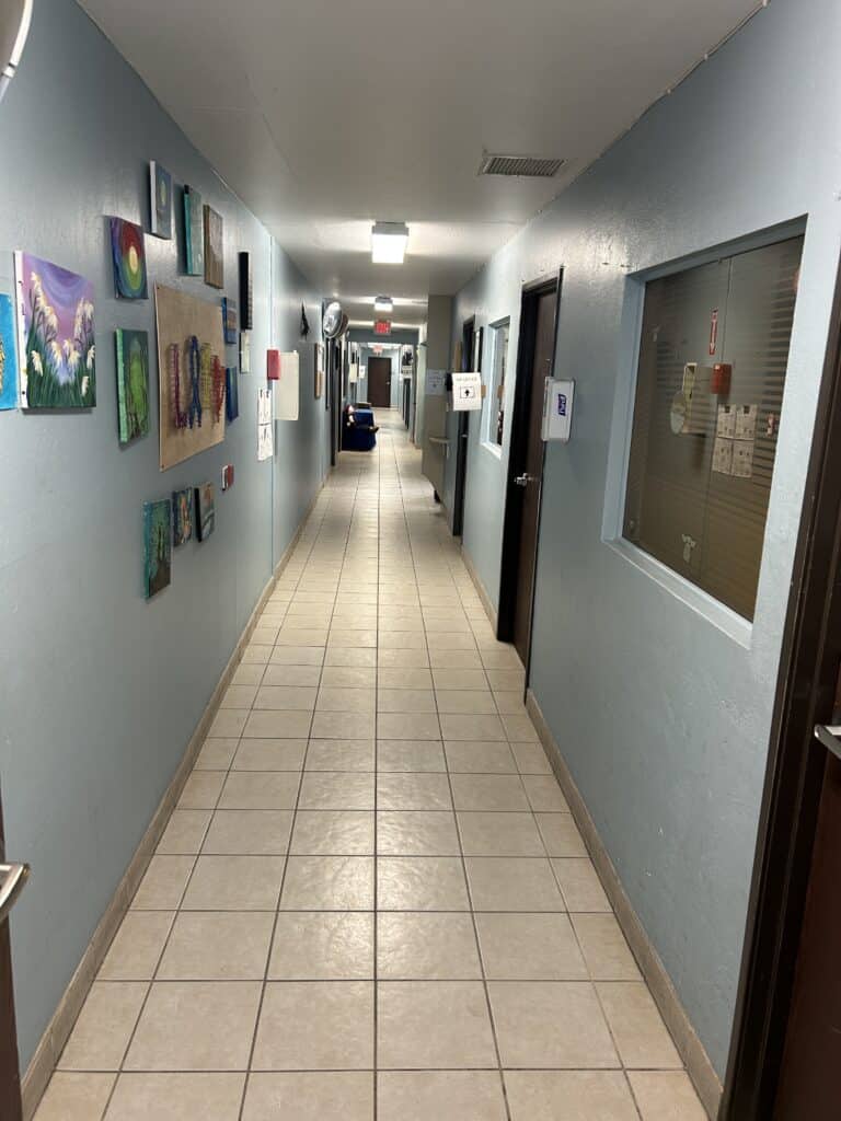 Aegis Treatment Centers Santa Barbara hallway.