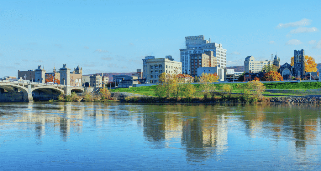 Wilkes-Barre skyline