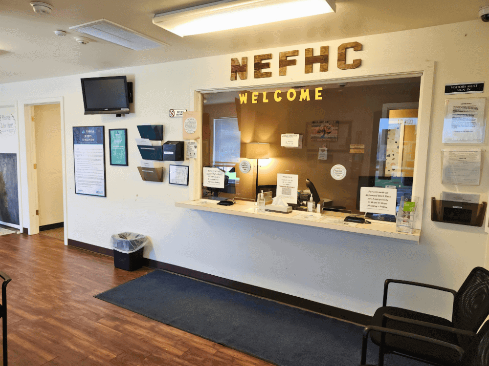 Lobby of at Northeast Family Healthcare