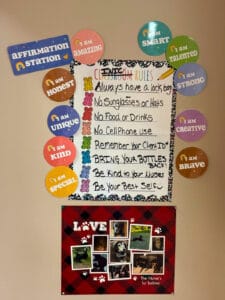 Patient wall at Ocean Monmouth Care