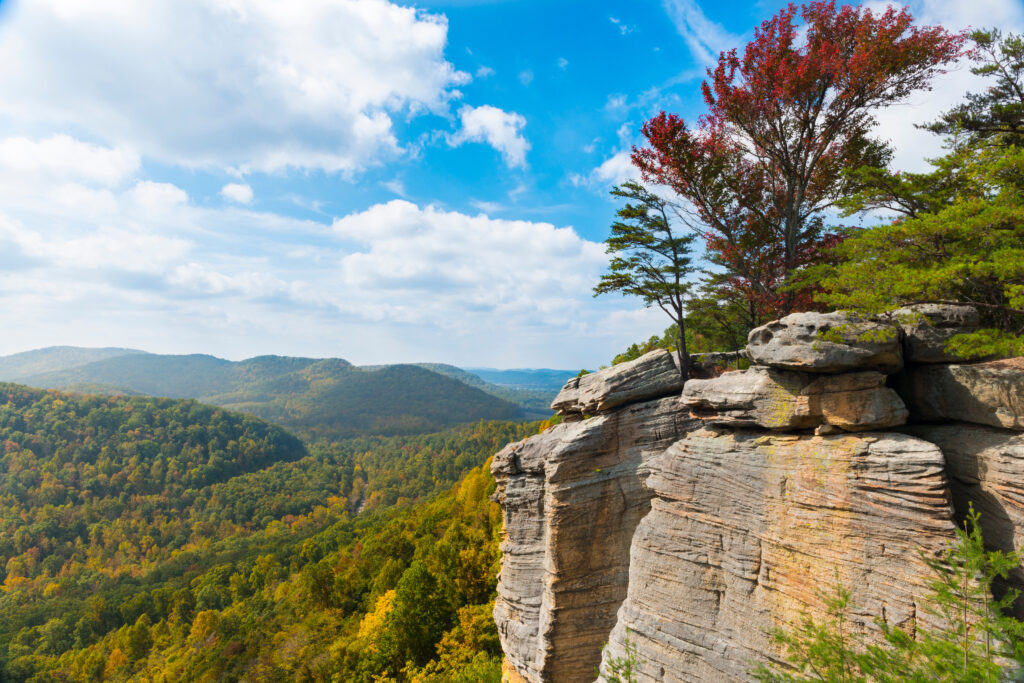 Image of the Pinnacle mountains in Kentucky