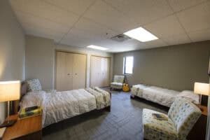 Recovery Works Merrillville patient room