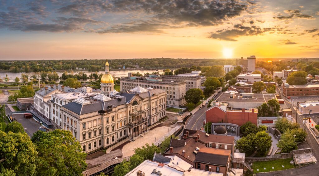 Image of the Trenton, NJ skyline