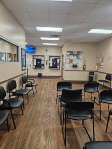 Waiting room at Youngstown Treatment Services