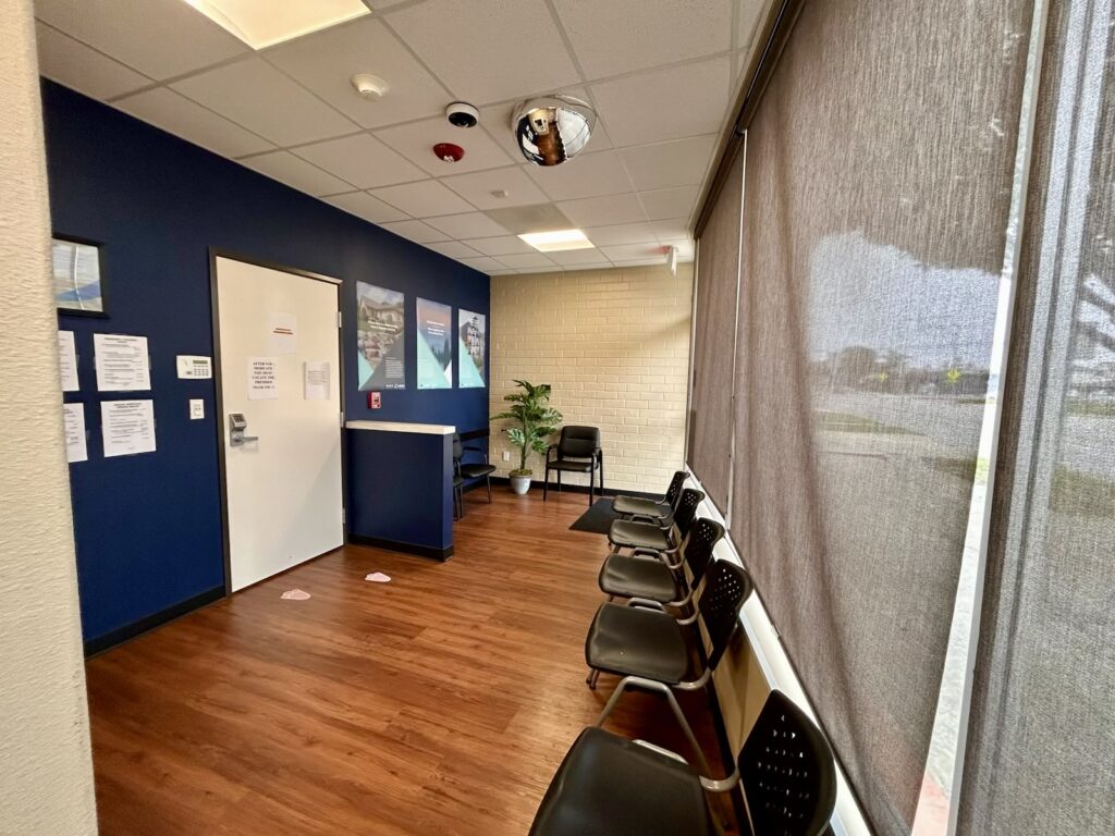Waiting room at Aegis Lompoc