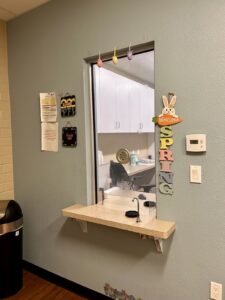 Nurses station at Aegis Lompoc
