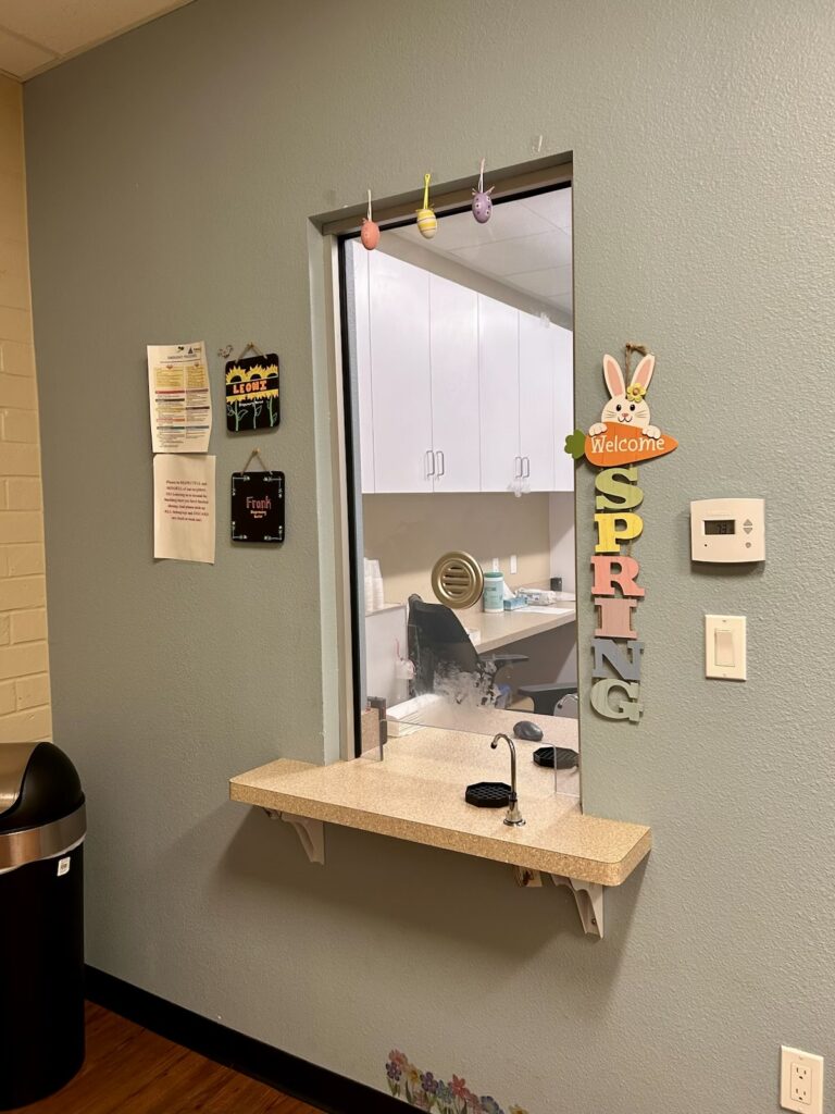 Nurses station at Aegis Lompoc