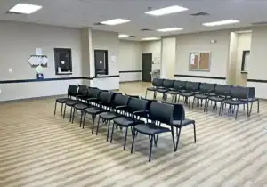 waiting room with chairs