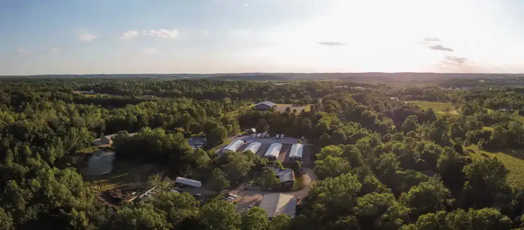 aerial view of Indiana