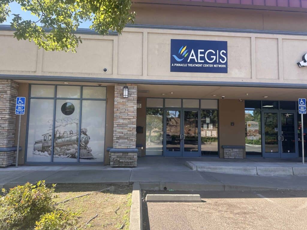 front of Aegis Red Bluff