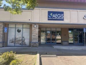 front of Aegis Red Bluff