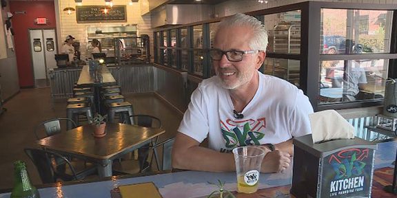 Restaurant owner working against the odds, employing recovering addicts